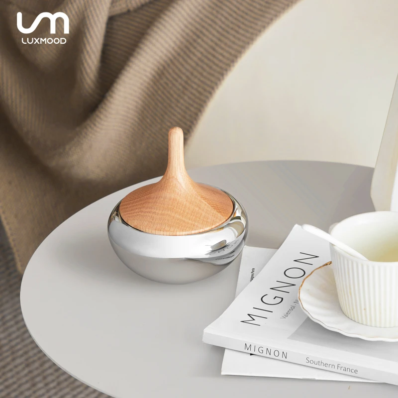 LUXMOOD勒慕轻奢北欧橡木水果糖果盘置物盒客厅摆件客厅轻奢摆件