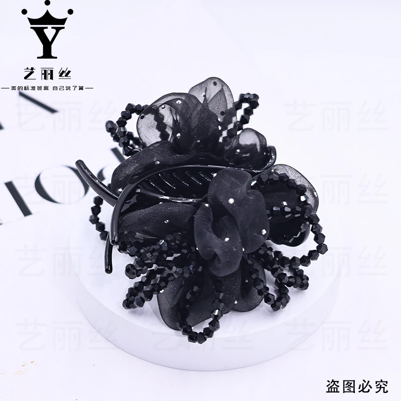 艺丽丝 优雅气质网纱丸子夹 [流光] 时尚丸子夹YL632