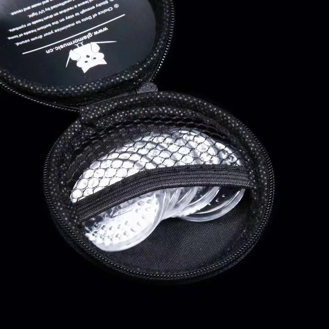 Glamor/格莱姆爵士鼓架子鼓军鼓通用泛音贴莫克猫头鹰造型带盒