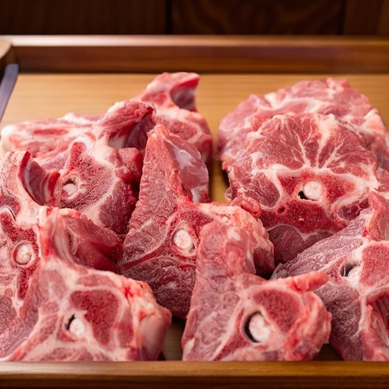 8斤内蒙羊蝎子少肉 羊脊骨 切块贴骨羊肉带骨髓 顺丰包邮赠送料包