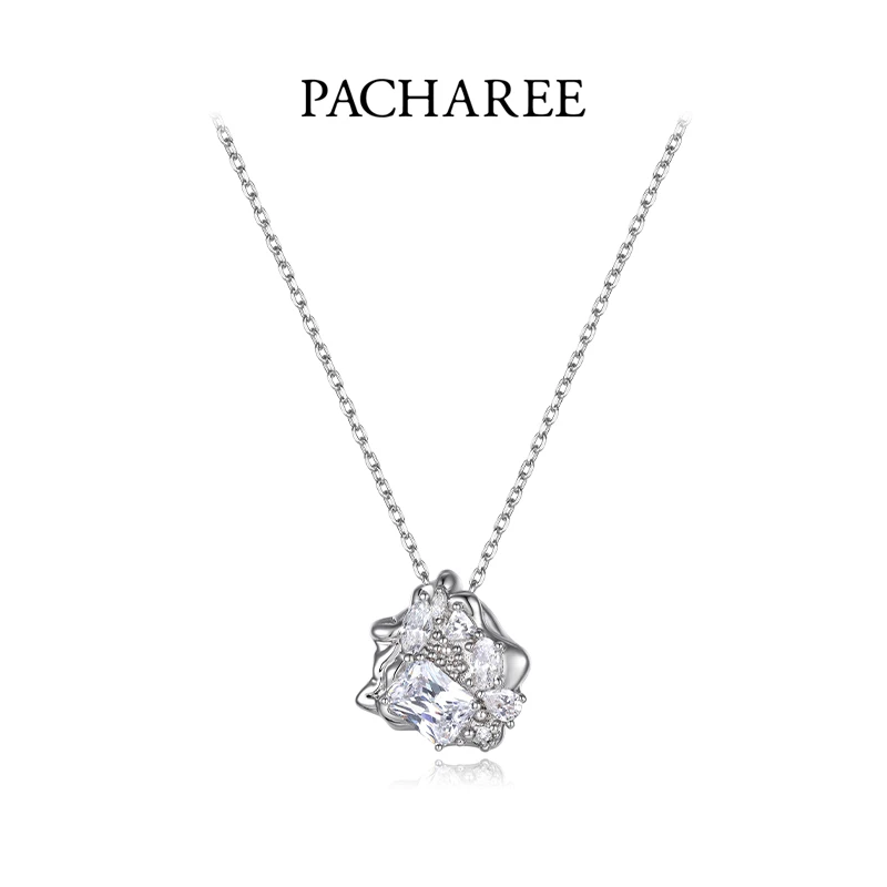 合金项链 星光璀璨系列魔镜菱形500038