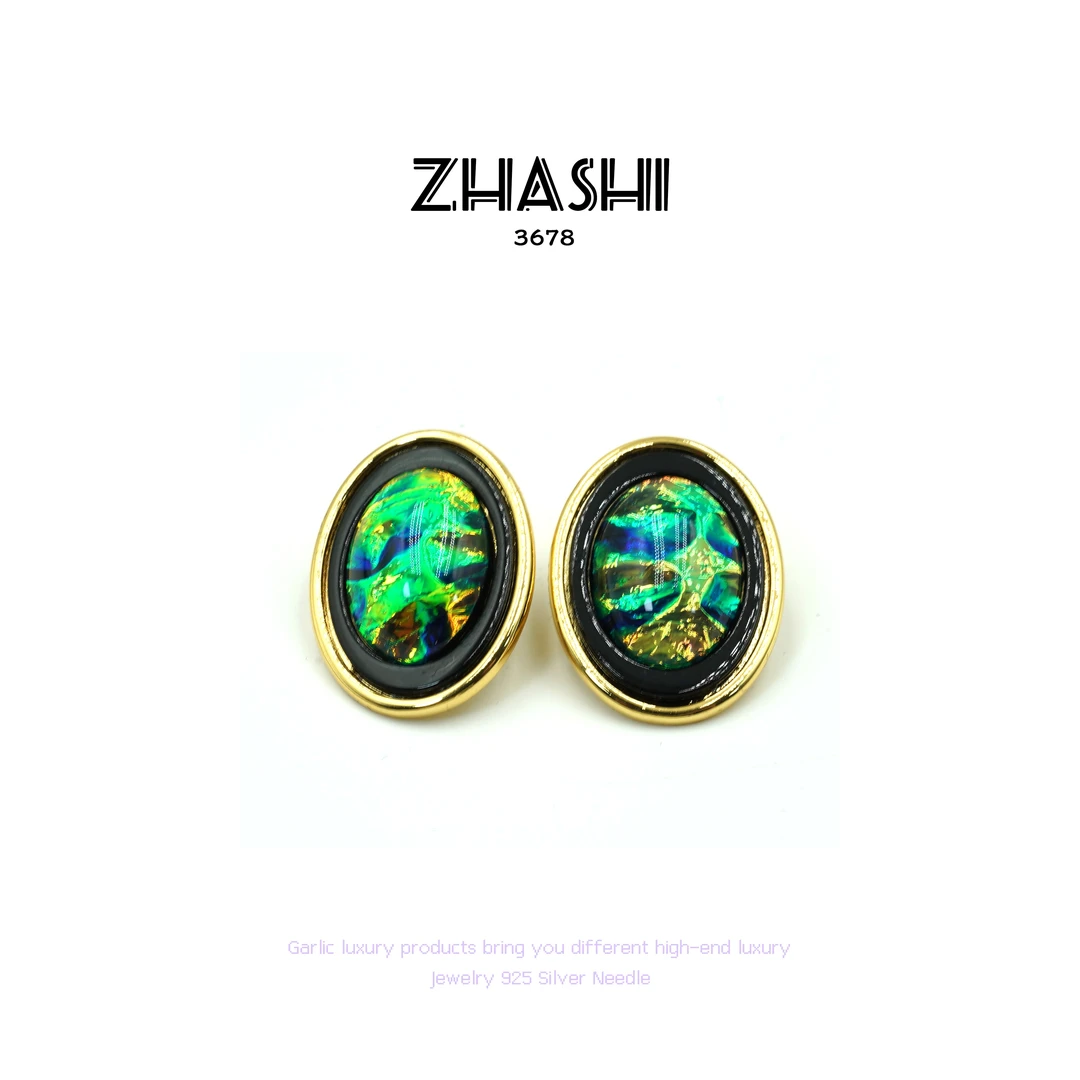 铜合金耳饰 设计师款耳饰~3678