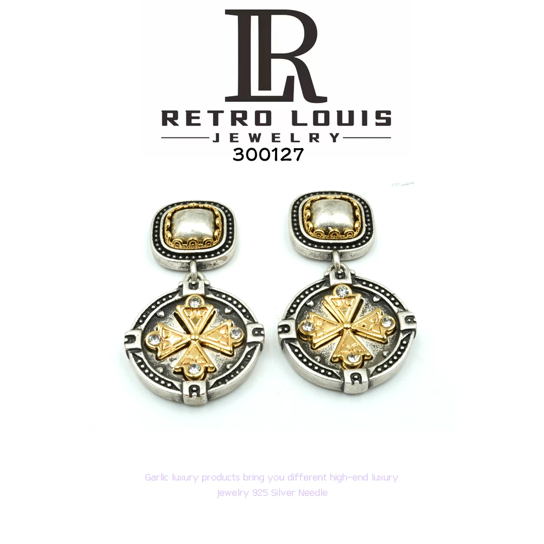 铜合金耳饰 RETRO LOUIS 耳饰~300127