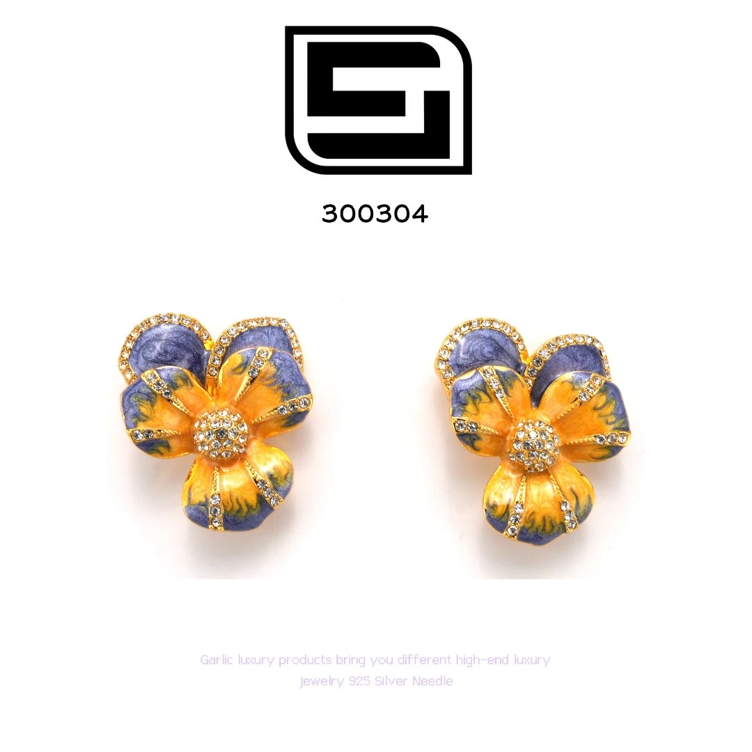 铜合金耳饰 Sarah Covey【幽梦情花】系列 耳饰~300304