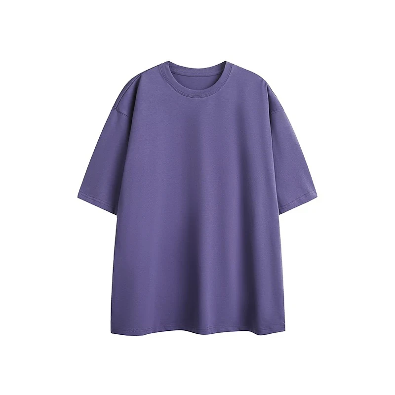 短袖T恤女潮牌宽松休闲纯色