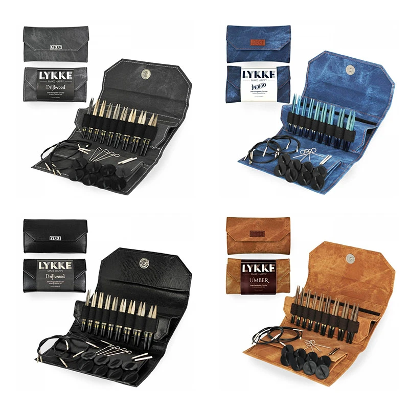 直播LYKKE 袖子针领口针3.5英寸 7cm 可拆卸环针套装9副循环针