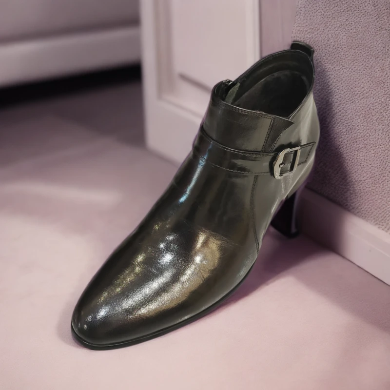 237-08切尔西商务休闲牛皮鞋