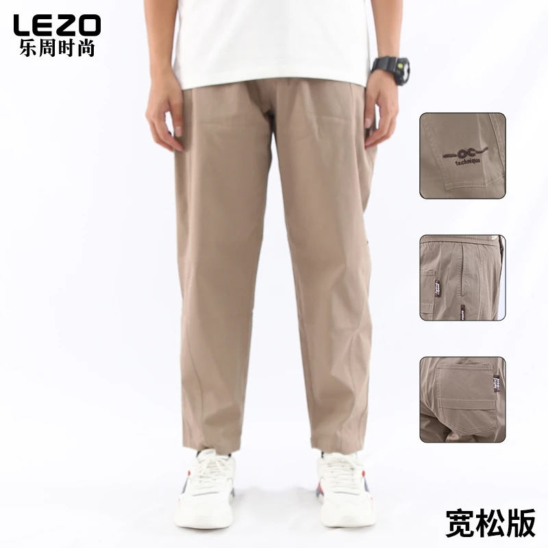 LEZO乐周时尚秋冬款男装休闲十分裤L24329007