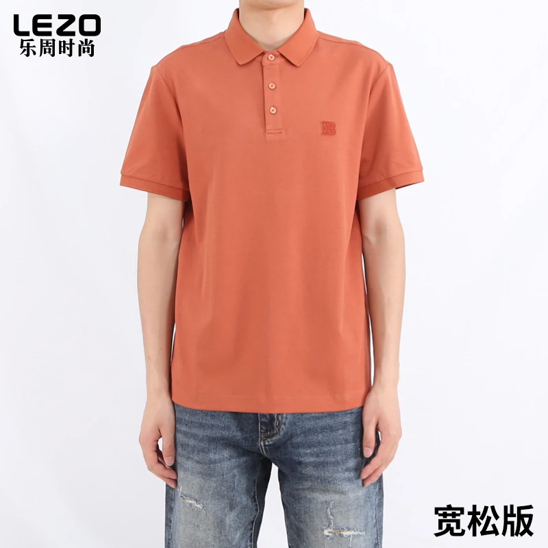LEZO乐周时尚男装短袖翻领T恤L24201241