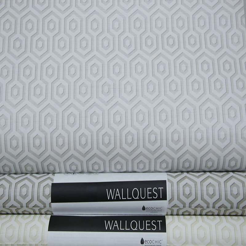美国WALLQUEST进口特价现货环保现代简约几何格子卧室客厅墙壁纸