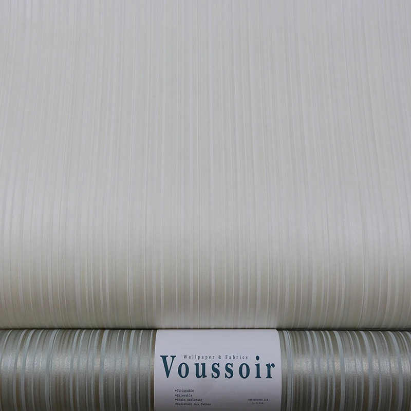 一诺进口墙纸现货清仓现代简约北欧竖条纹3D卧室老人房书房满铺壁