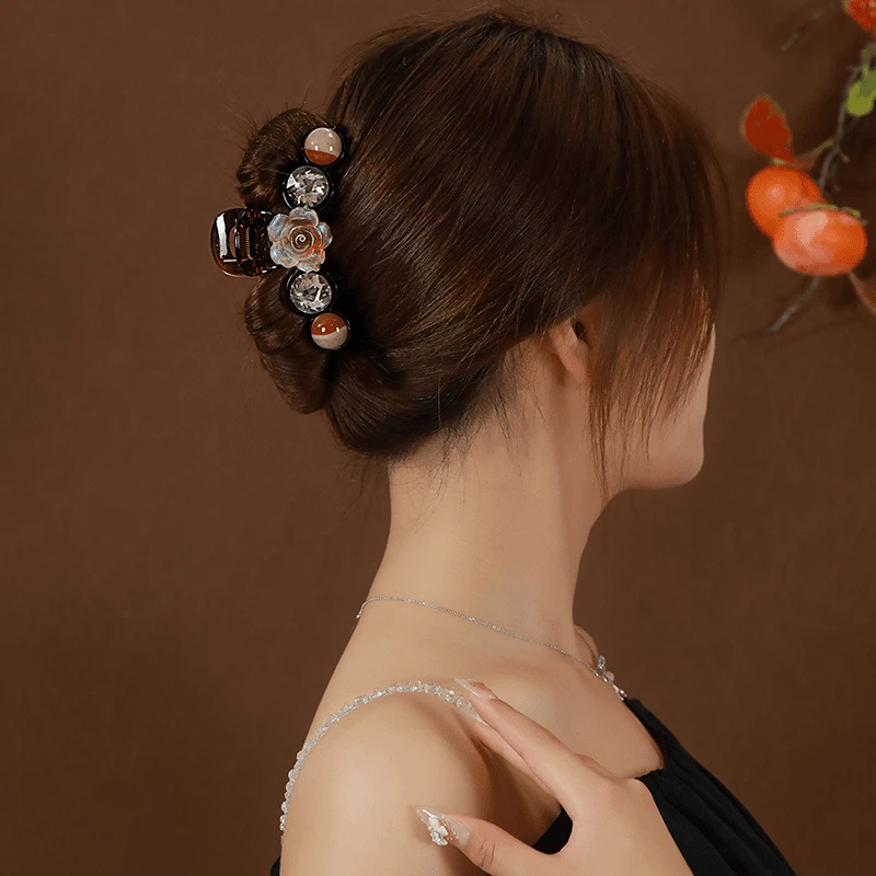 2024新款洋气高级感发夹发卡夹子后脑勺鲨鱼抓夹头饰仙女款发饰in