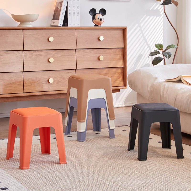 慕格娜软包方凳矮凳茶几凳儿童凳换鞋凳简约轻奢凳子客厅专矮凳