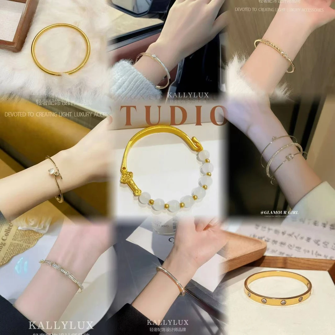 铜合金手镯 【手镯】拍一拆一，许愿颜色，欧中加拆 NO退NO换！！！