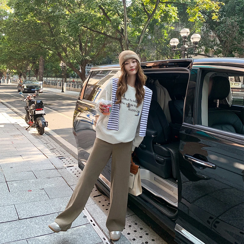 【年末清清】梨形快乐裤2色加厚休闲裤Z234KQ2024