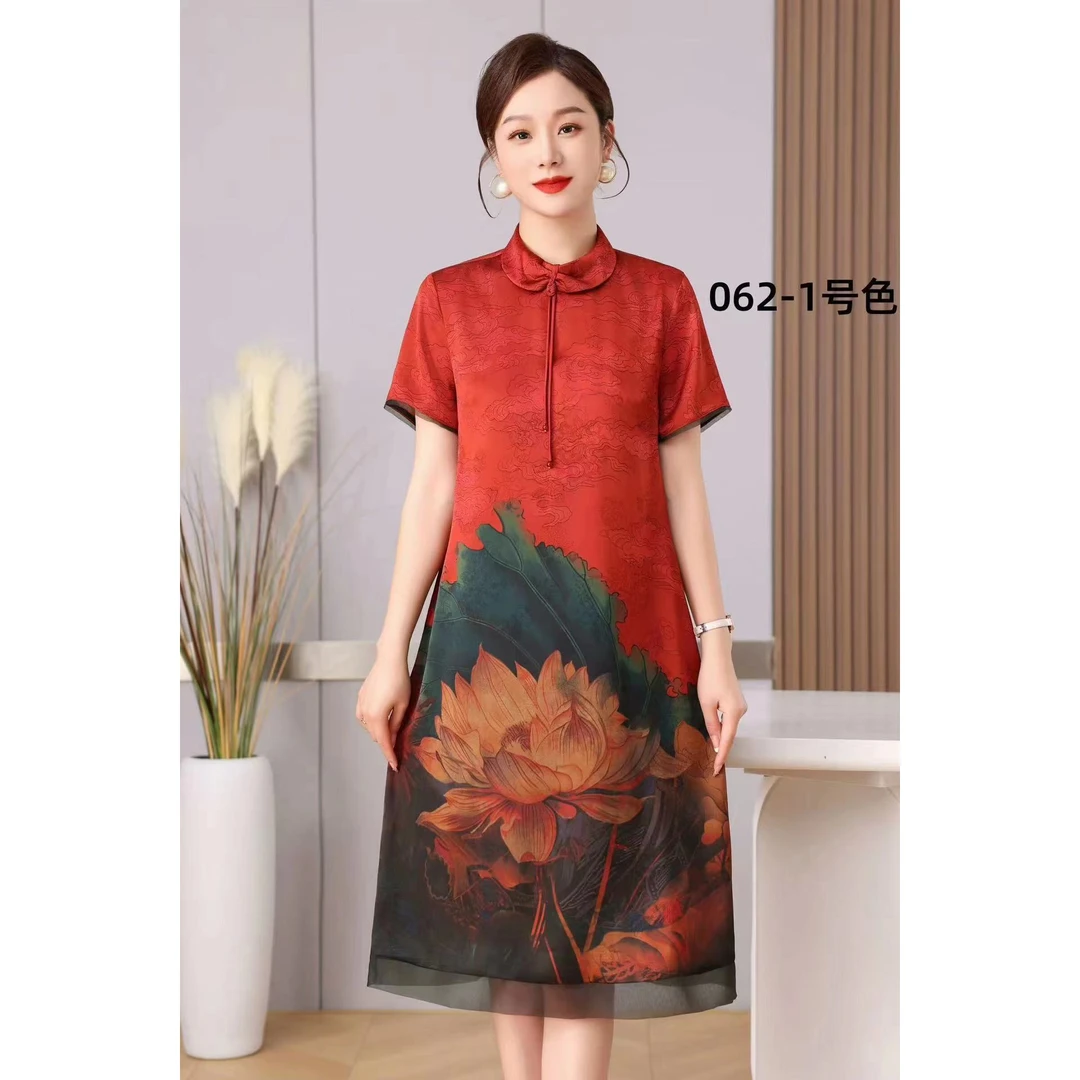 1-062-17新款舒适时尚休闲连衣裙