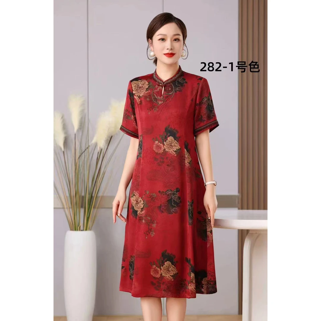 1-282-17新款时尚休闲连衣裙