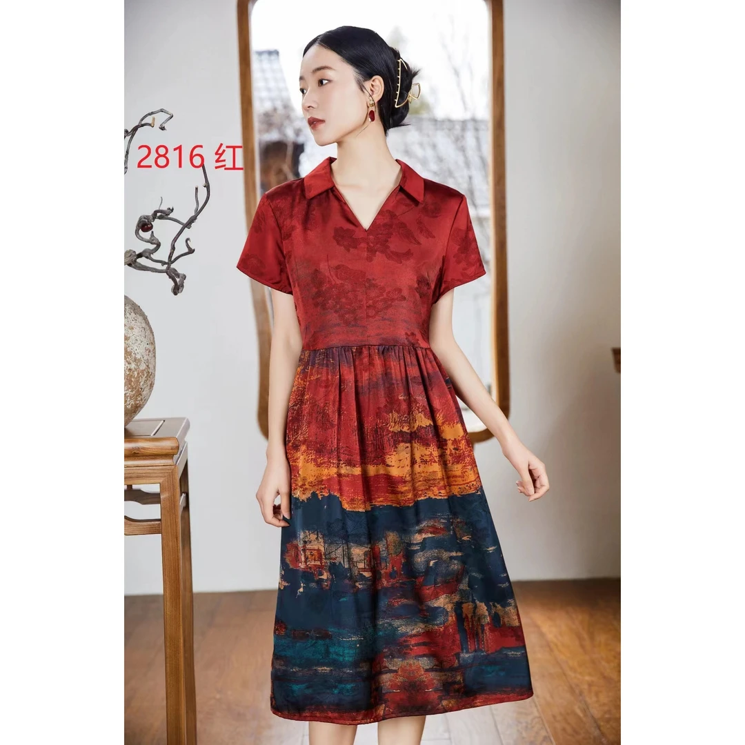 1-2816-17新款舒适时尚连衣裙