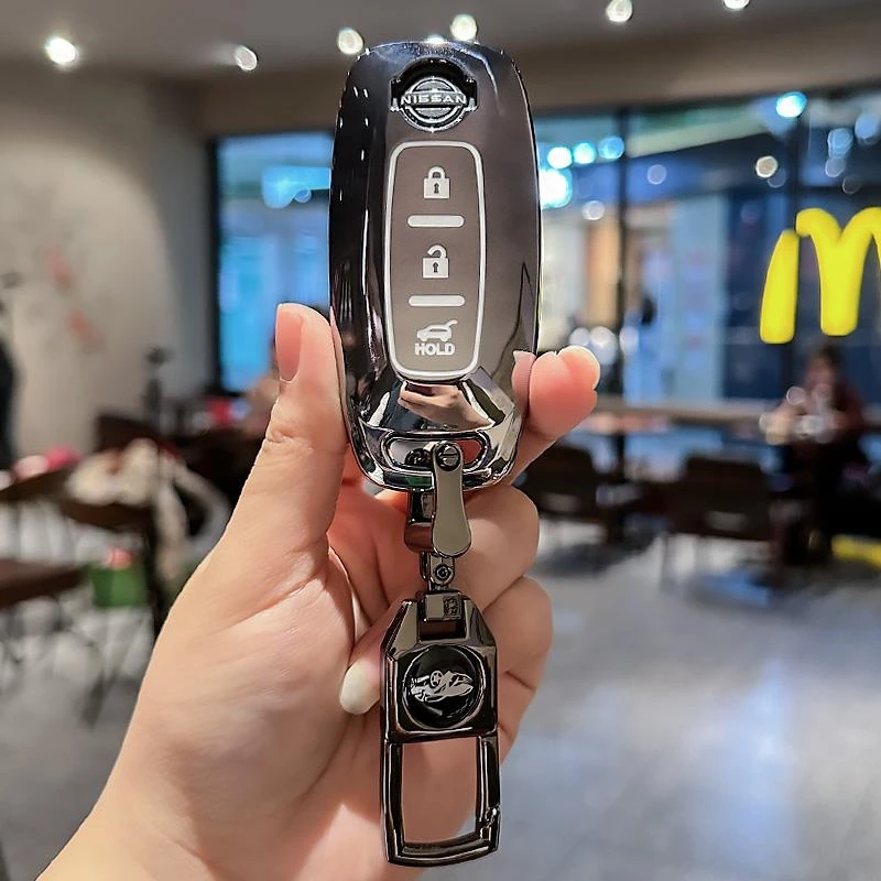适用日产轩逸钥匙套2023款14代悦享版汽车22天籁男女士专用壳扣包
