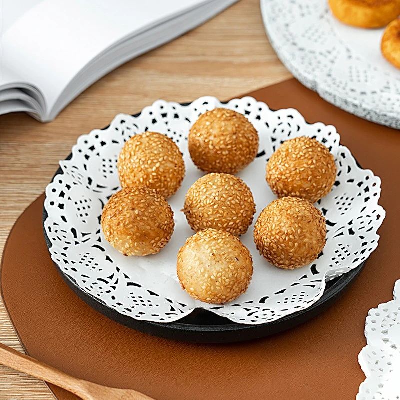 onlycook食品专用吸油纸花边纸垫厨房烘焙用纸烧烤硅油纸空气炸锅