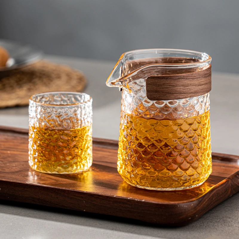 onlycook家用耐高温茶杯喝茶公道杯防烫水杯美式挂耳咖啡杯玻璃杯