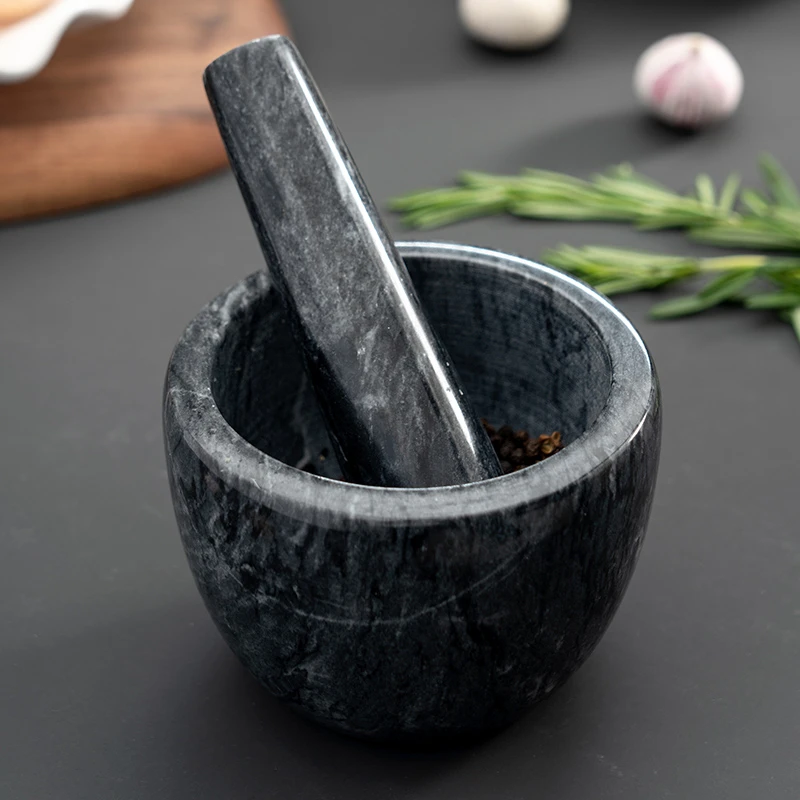 onlycook大理石捣蒜器家用石臼蒜臼子蒜泥神器捣药捣碎研磨器擂钵