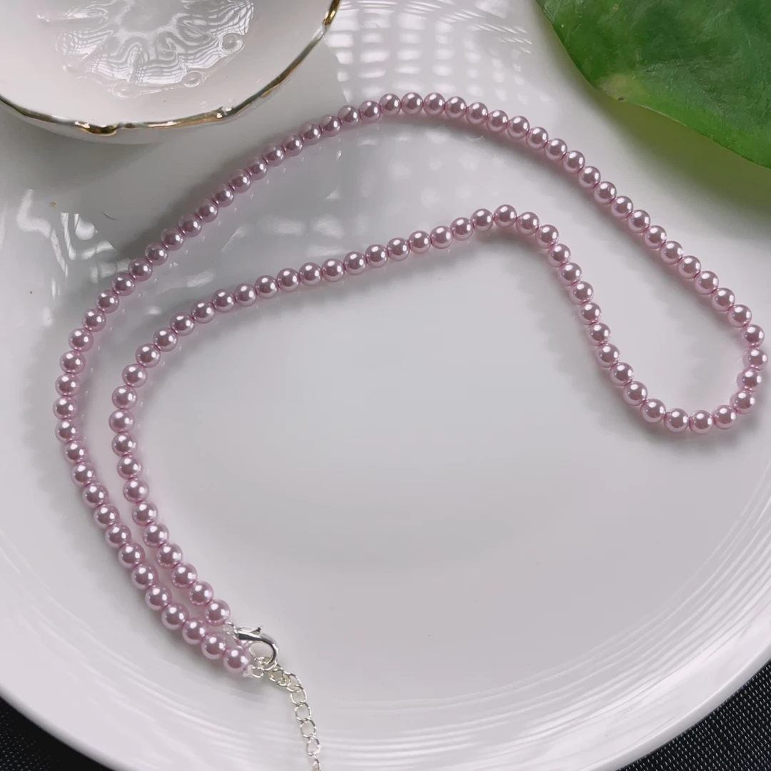 苗掌柜甄选 ZXL12-1【项链】轻奢百搭简约贝  珠项链