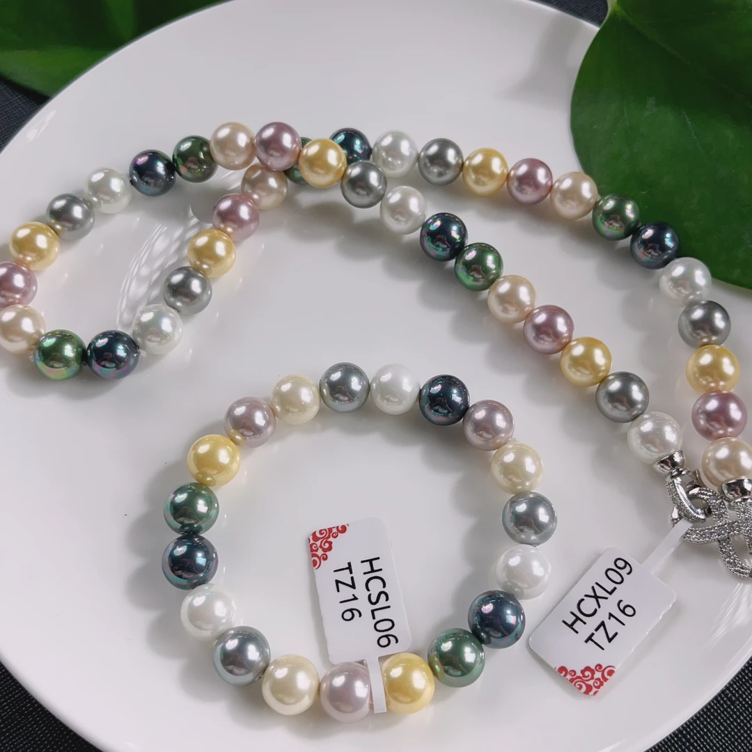 苗掌柜甄选 TZ16-1【项链】时尚百搭气质糖果贝 珠项链