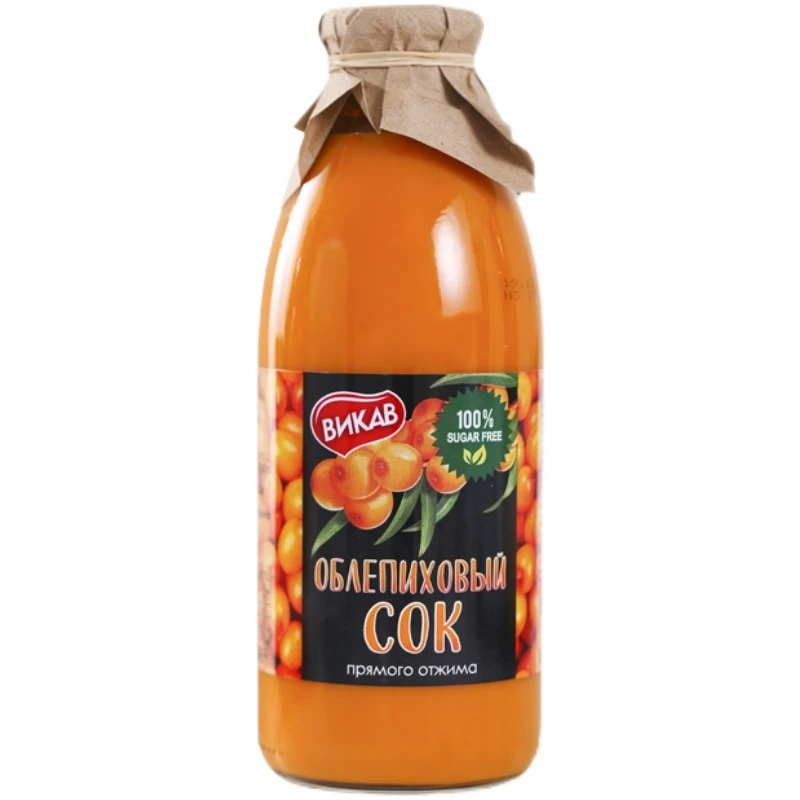 俄罗斯进口沙棘原浆汁750ml果汁饮料