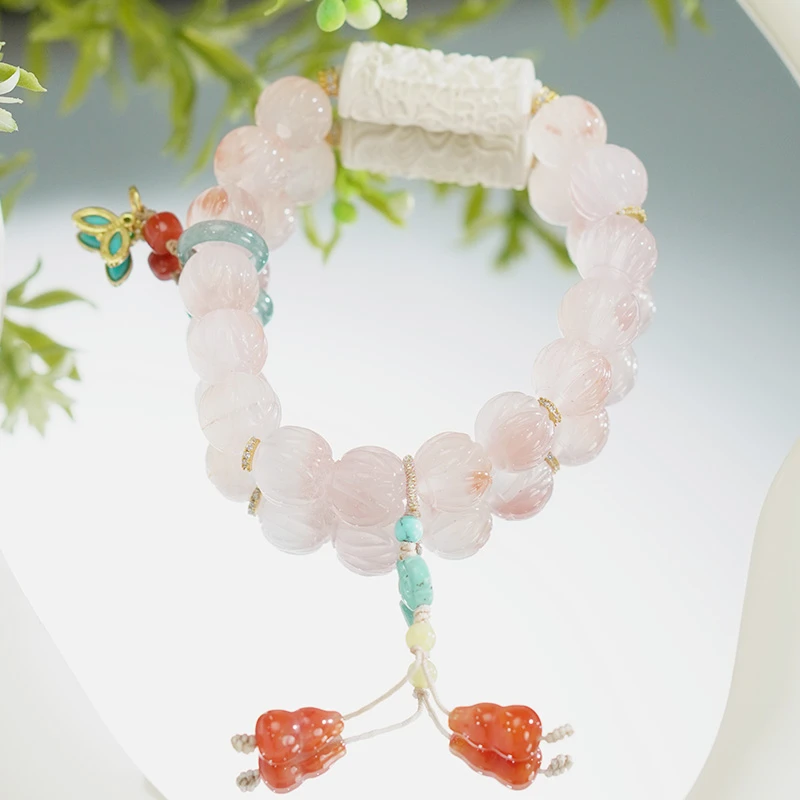 【李莲花】南红单圈手串一念心清静处处莲花开