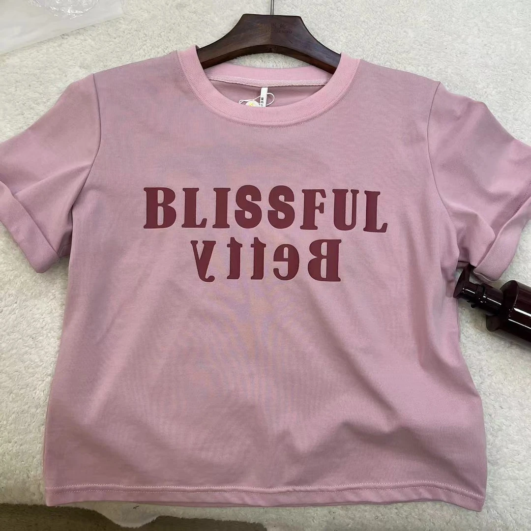 夏季百搭//发//**休闲显瘦T恤c9687