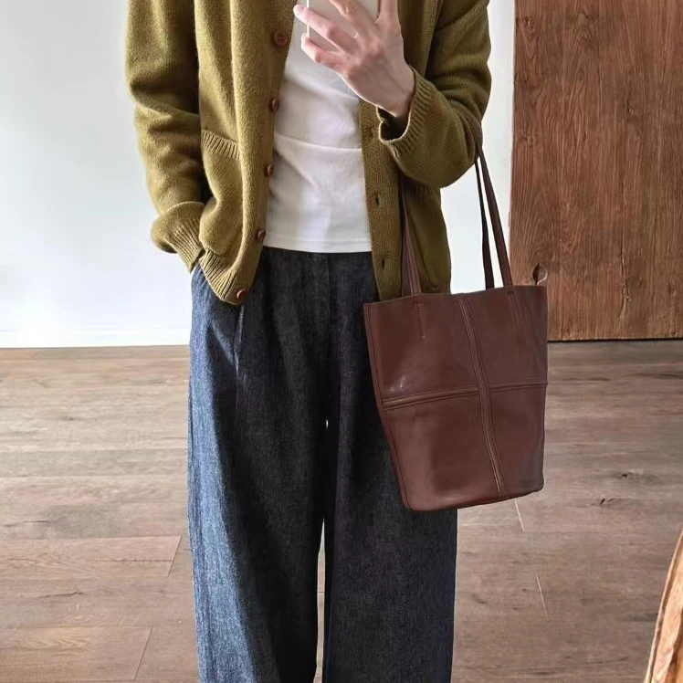 百搭通勤经典水桶包H119