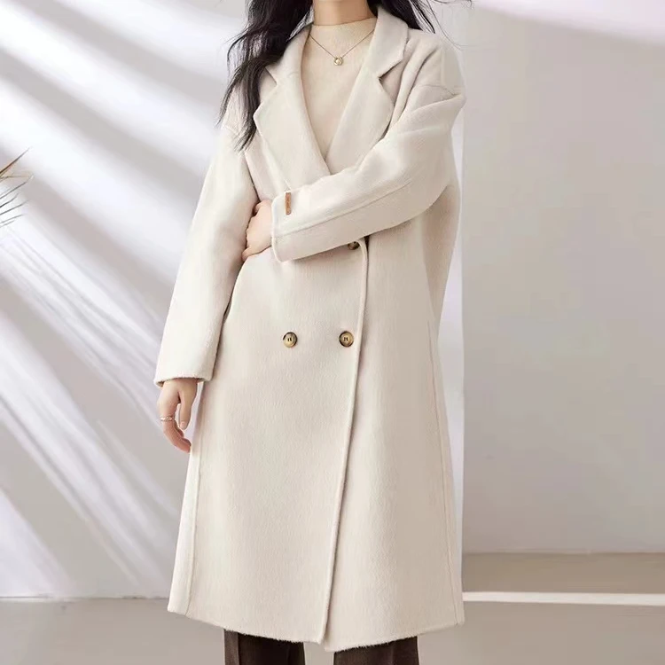 秋冬季新款百搭舒适高级感长款大衣 H1310