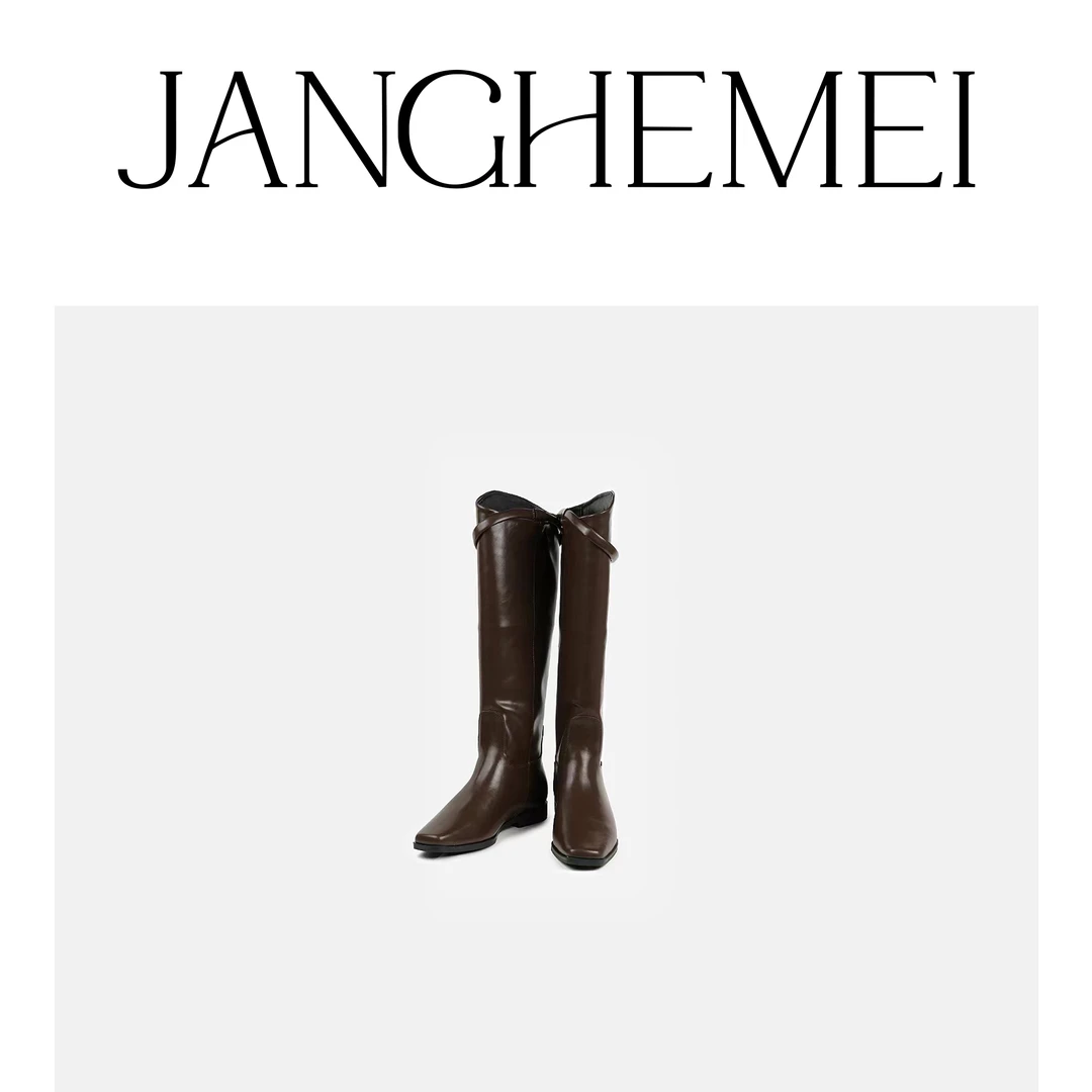 JANGHEMEI【中筒皮靴】秋冬骑士靴 O08318M33