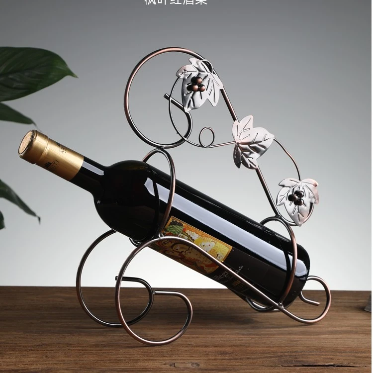 家用创意红酒架杯葡萄酒高脚装饰倒挂柜酒瓶架子欧式摆件复古客厅