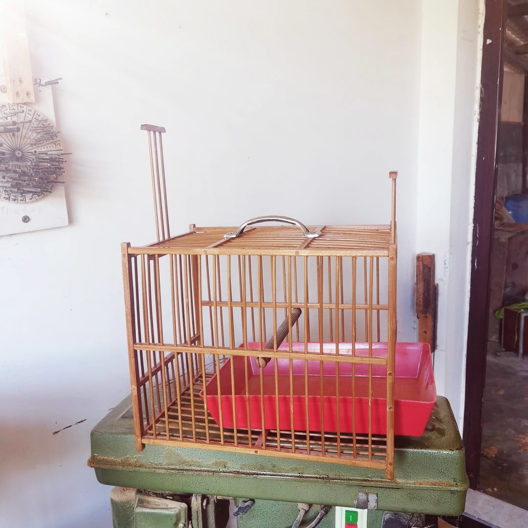 画眉四方笼淋浴庞，长36公分，宽26公分，高30公分