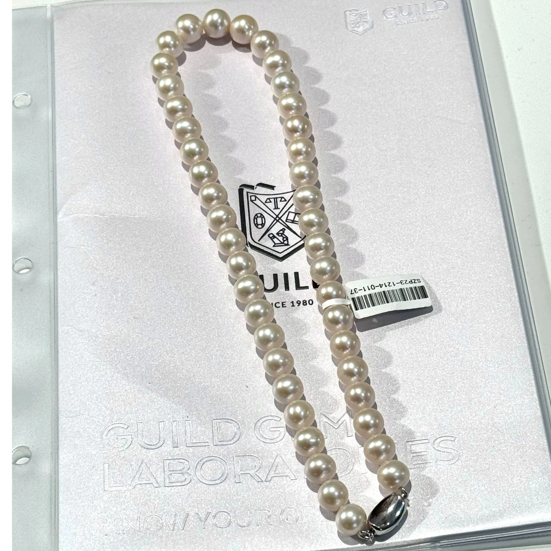【洋洋专属】【天山白雪】天女级带吉尔德大证无核淡水珍珠项链RY8105