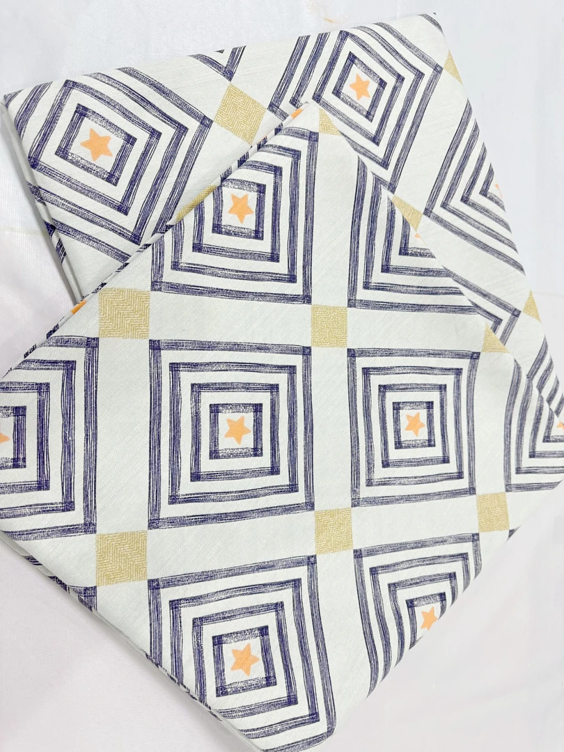 【几何ins风】2m*2.4m四季布棉单人床单，四季可用吸汗家用