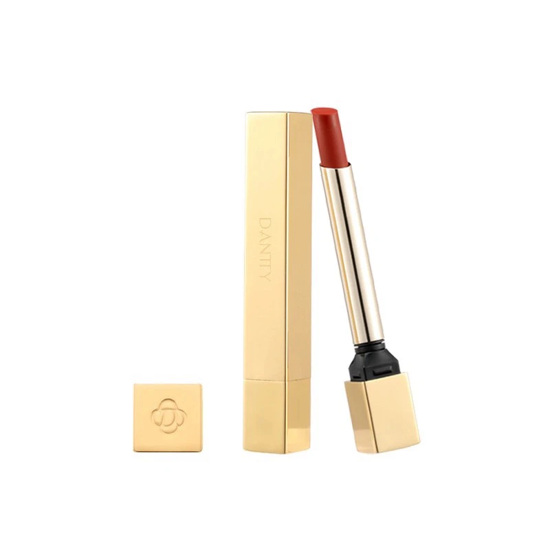 丹帝持久小金条口红唇膏复古哑光不沾杯不易掉保湿显白细管