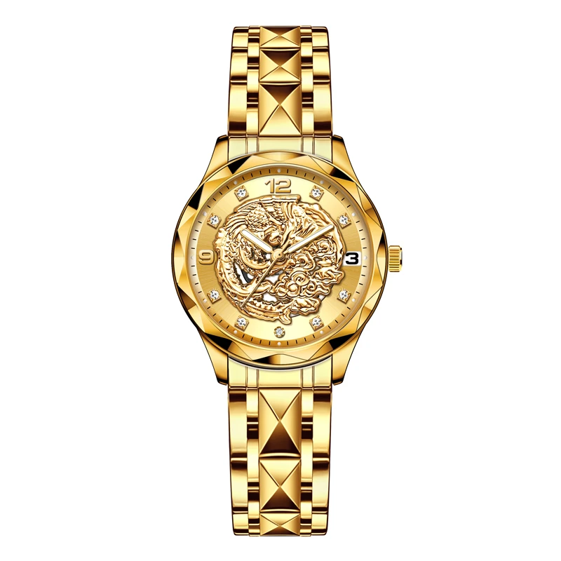 瑞士注册品牌AIYISHI爱依士 龙腾系列 高档 女士腕表-2059-XYCM