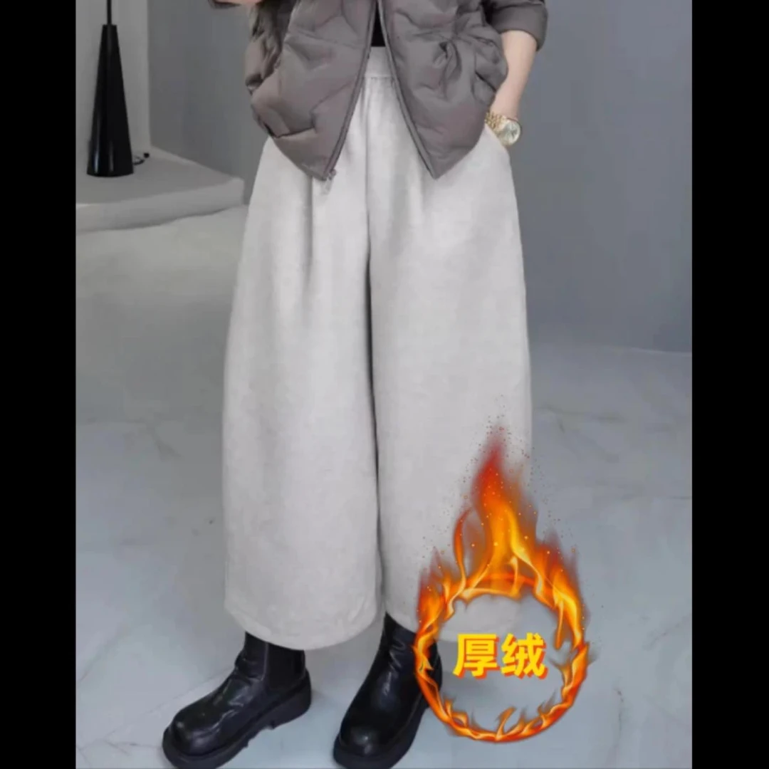 冬季松紧腰设计休闲新款时尚洋气百搭女装