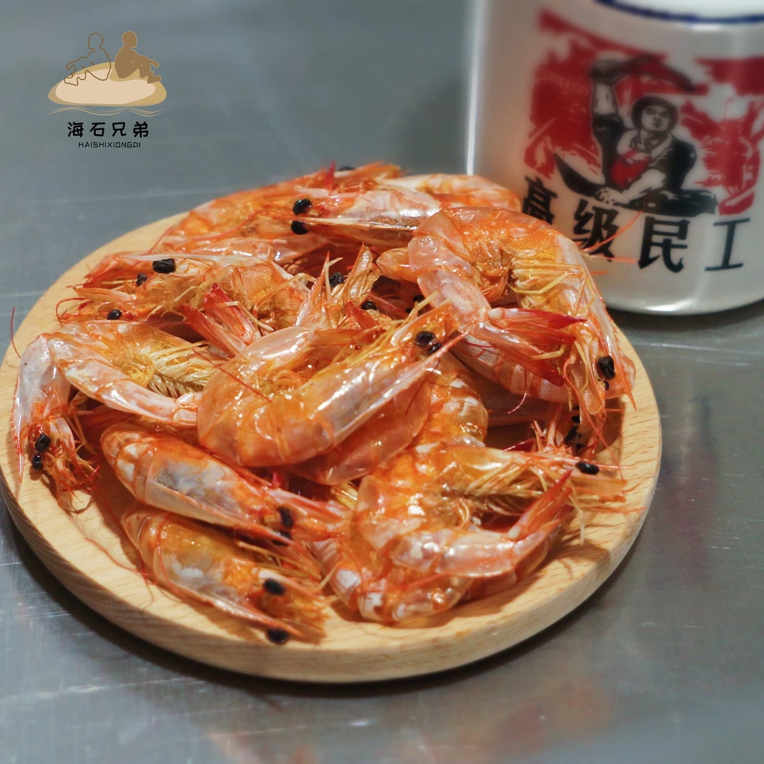 海石兄弟经典规格电烤虾干脆皮虾白虾干开袋即食海鲜零食海虾