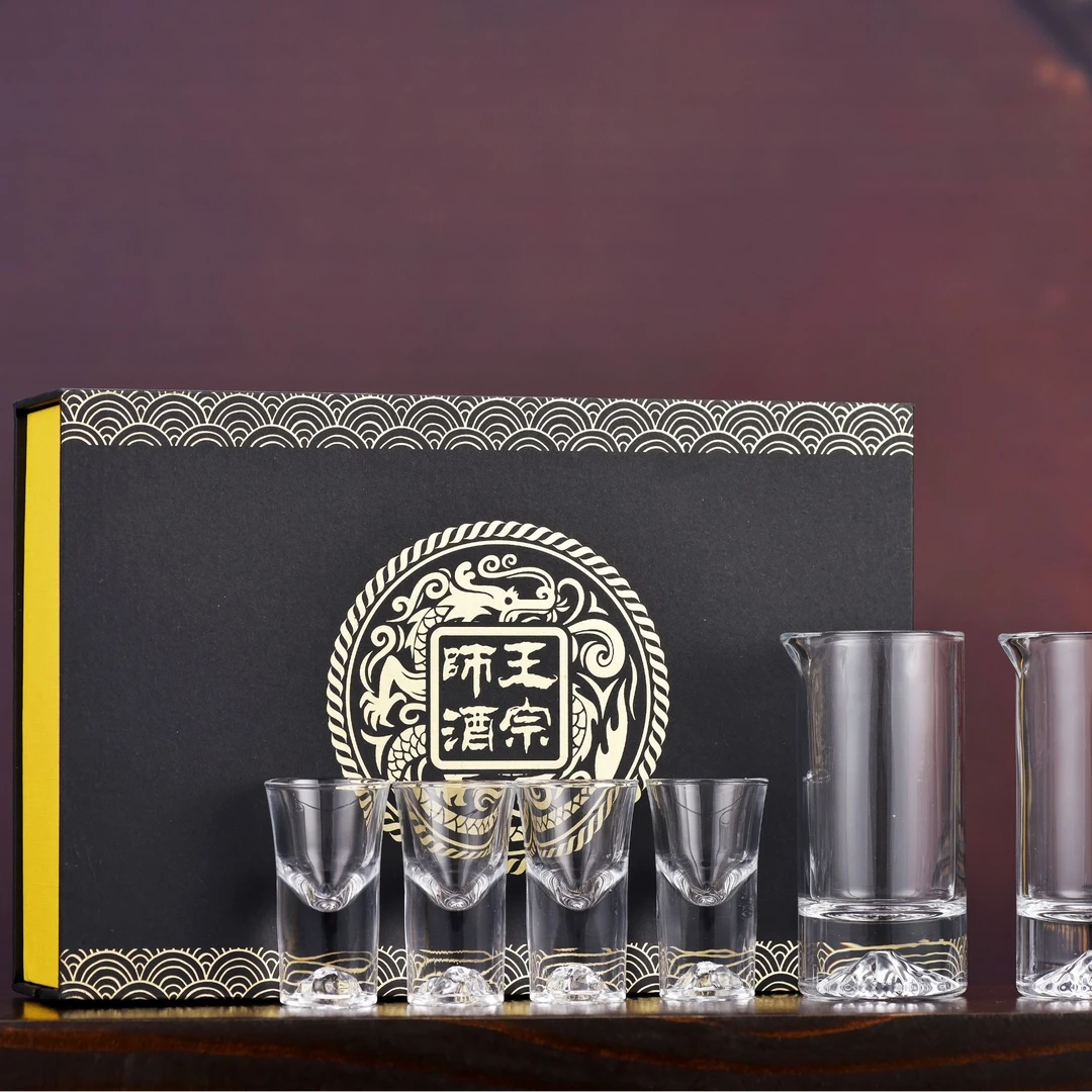 王宗师龙韵大曲坤沙白酒《酒具》礼盒装
