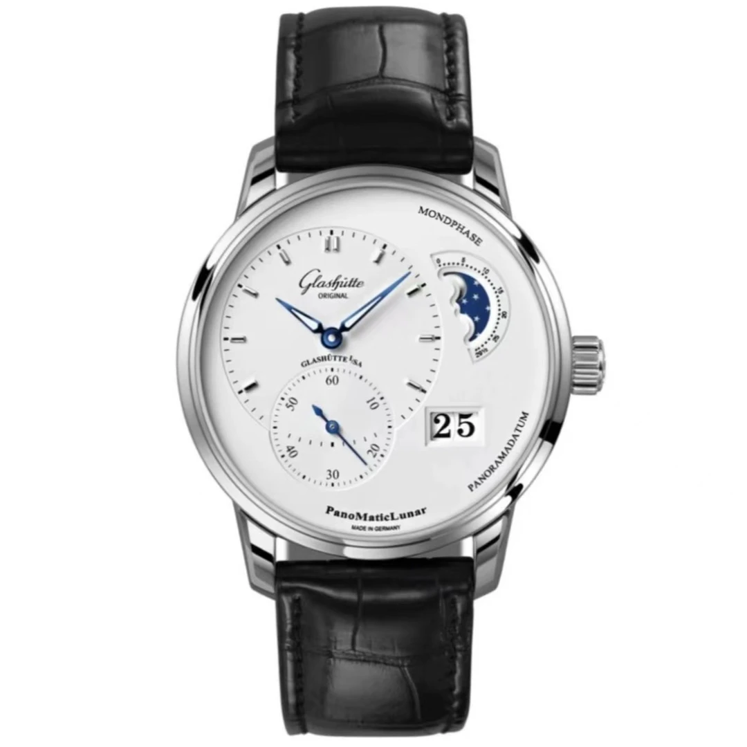 99新 Glashutte/格拉苏蒂 偏心系列月相/40mm/热门款