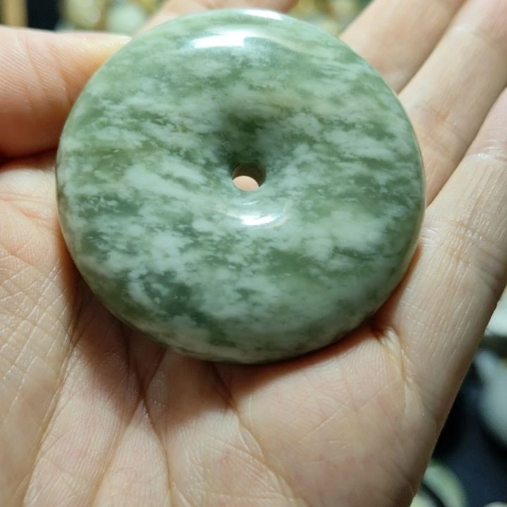 岫玉平安扣未镶嵌