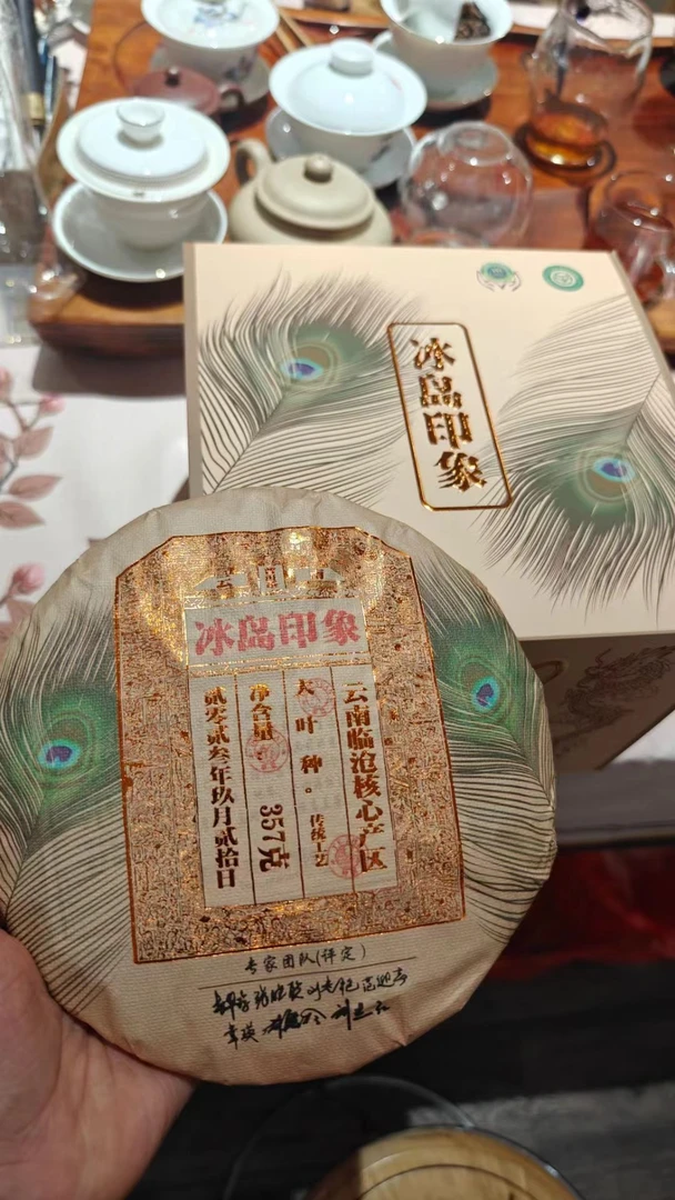 【2号仓-冰岛印象】2023年临沧核心冰岛印象金奖357g生茶饼