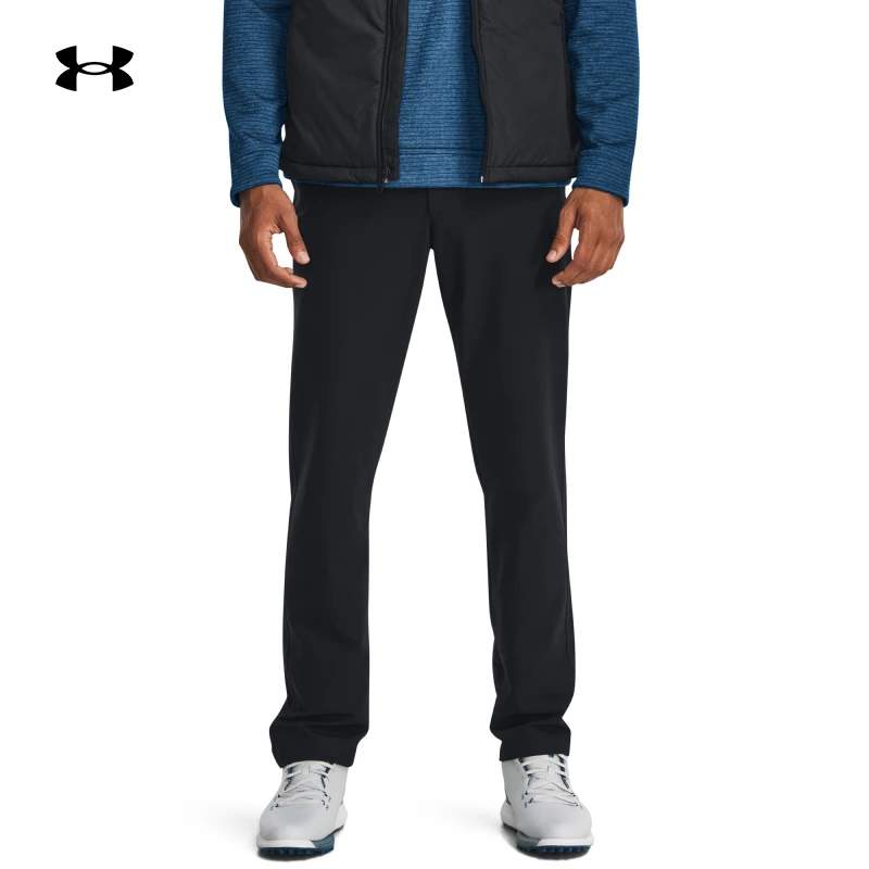 【专柜新款】安德玛UA秋冬男子新款磨绒高尔夫速干长裤1379729·