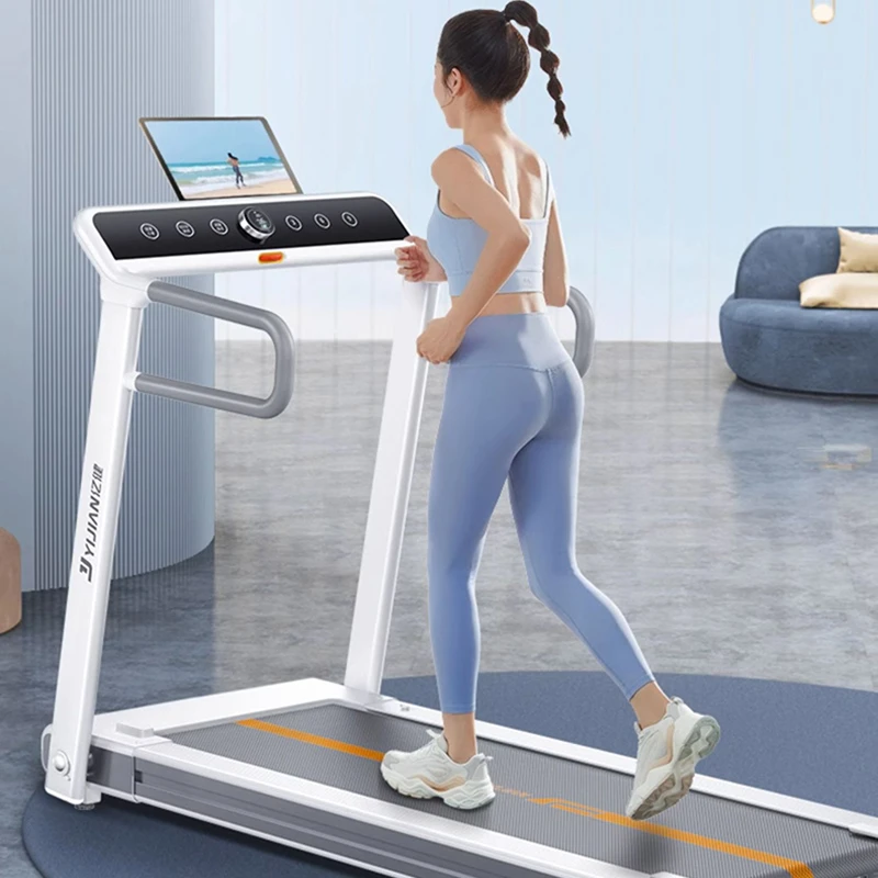 亿健精灵跑步机小白鹿家用全折叠坡度室内静音省地加宽时尚智能