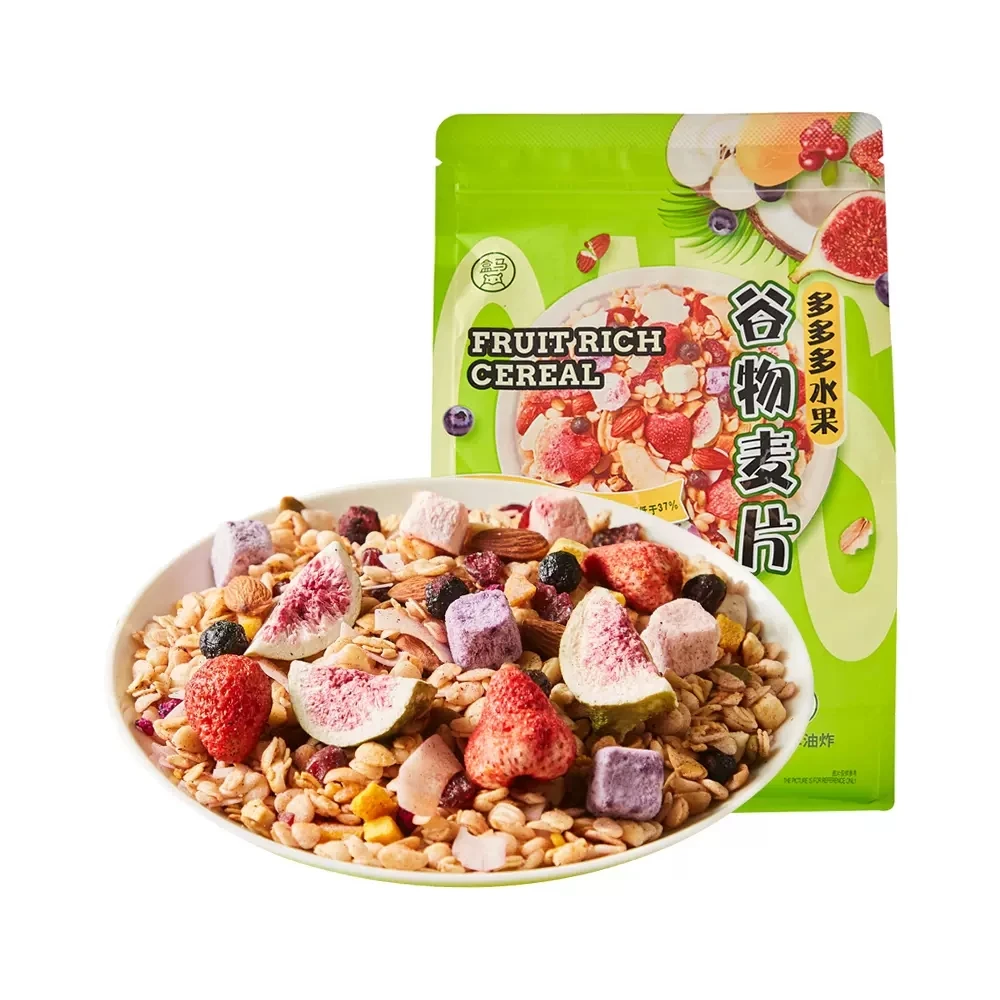 盒马 多多多水果谷物麦片700g 早餐冲饮即食代餐水果坚果燕麦片