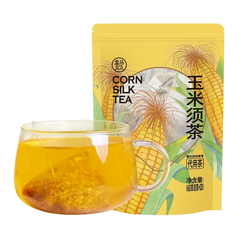盒马 玉米须茶袋泡茶花草茶消火养生茶 熬夜恢复消肿利水8g*20包